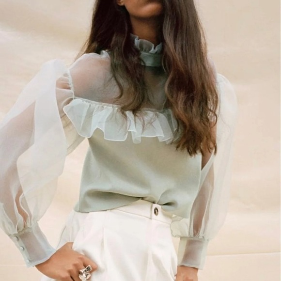 Zara Tops - Zara Organza Knit top
